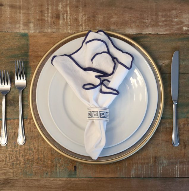 A customized tablescape