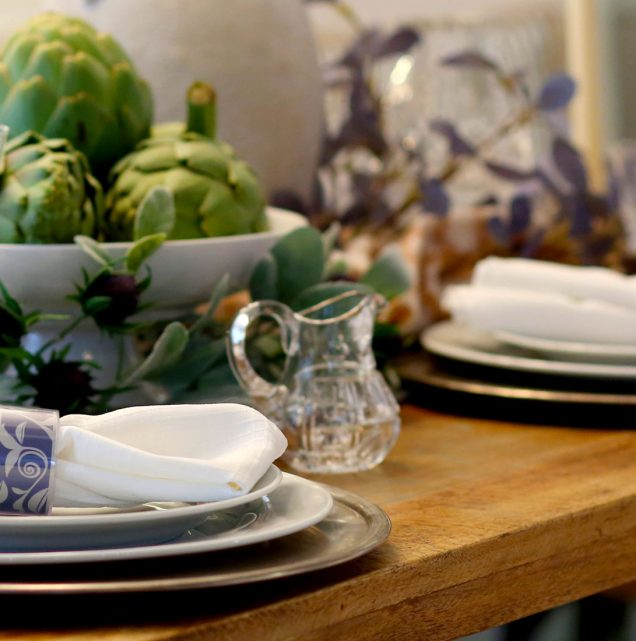 A customized tablescape