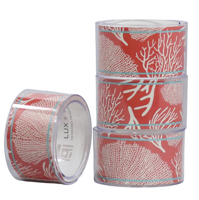 Coastal Coral Lux + Table Napkin Rings