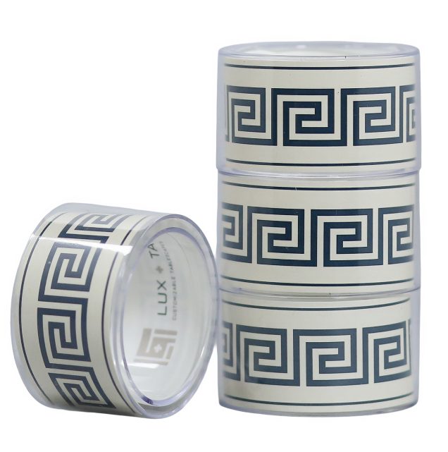 Greek Key Lux + Table Napkin Rings