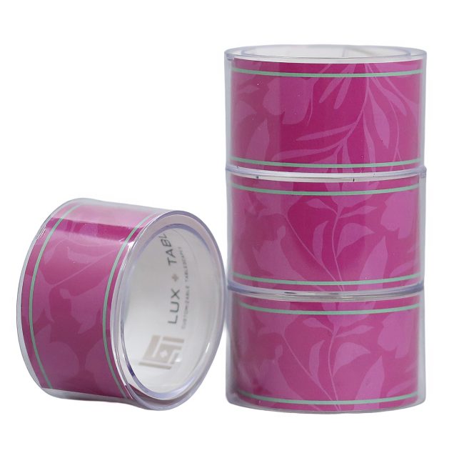 Pink Floral Lux + Table Napkin Rings