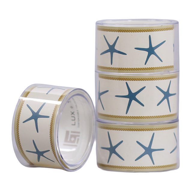 Subtle Starfish Lux + Table Napkin Rings
